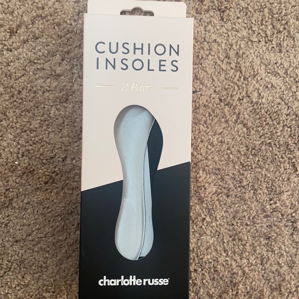 Heels flats shoes cushion insoles 2 pair